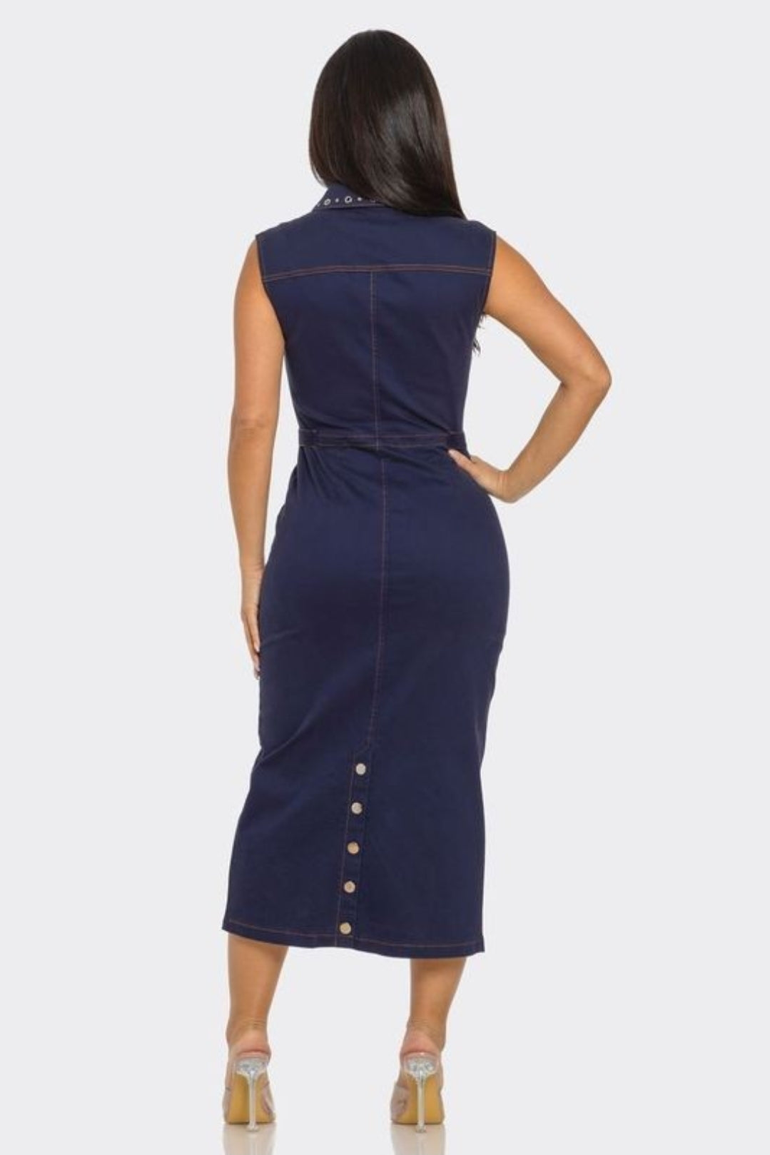 Denim Power Midi