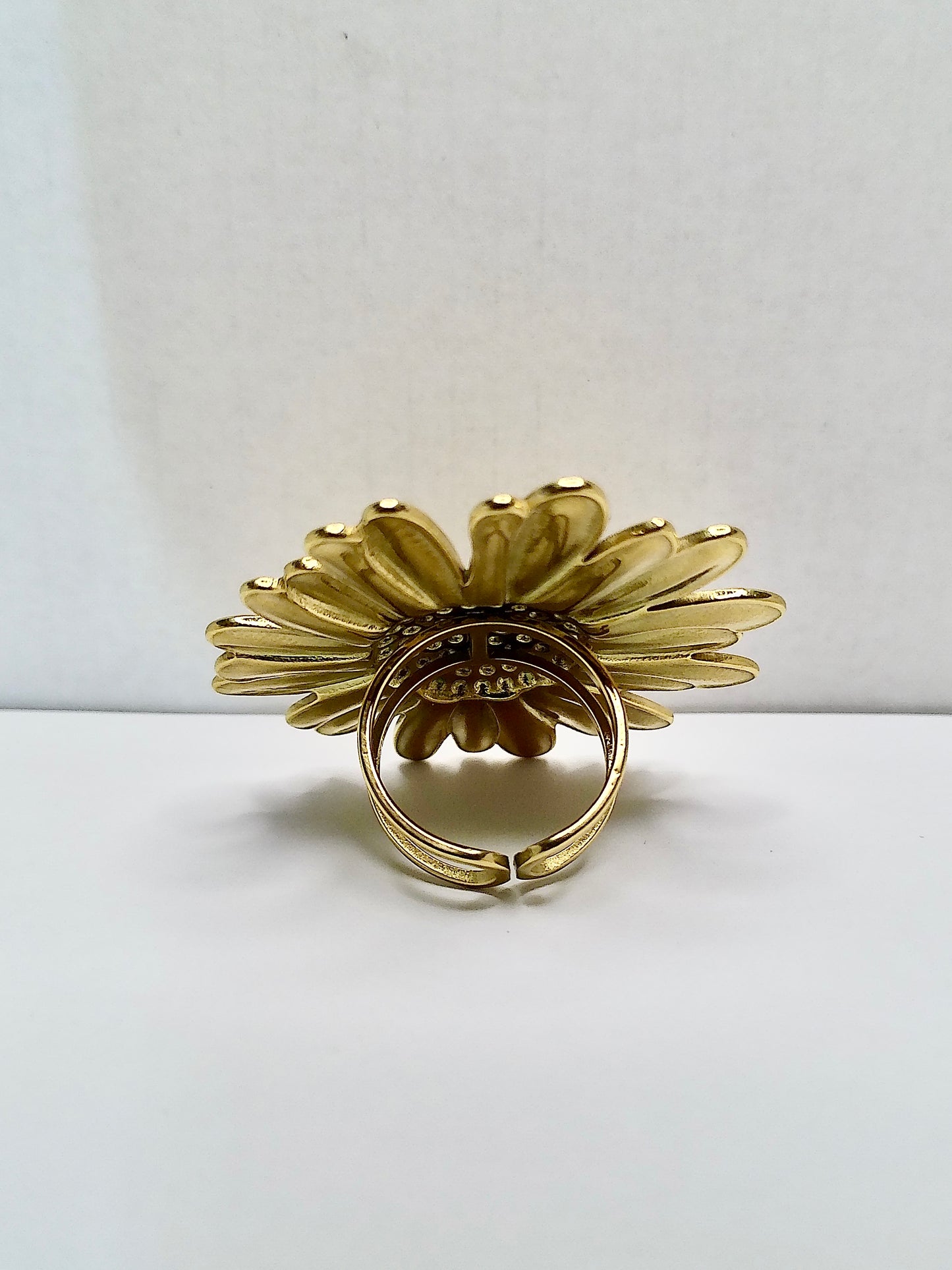 Sunflower Ring - 18k Non-tarnish Stainless Steel