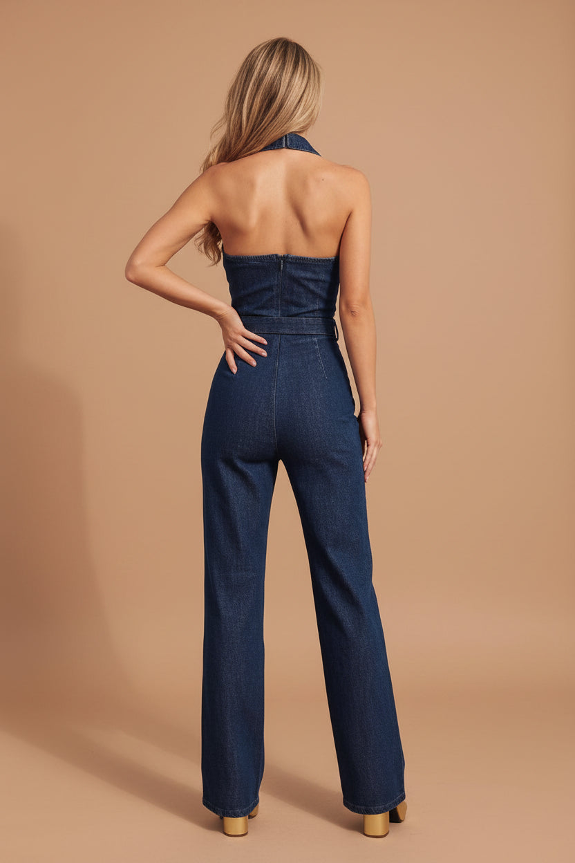 Portofino Denim Jumpsuit