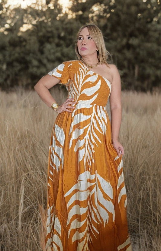 Amazona Palm Dress