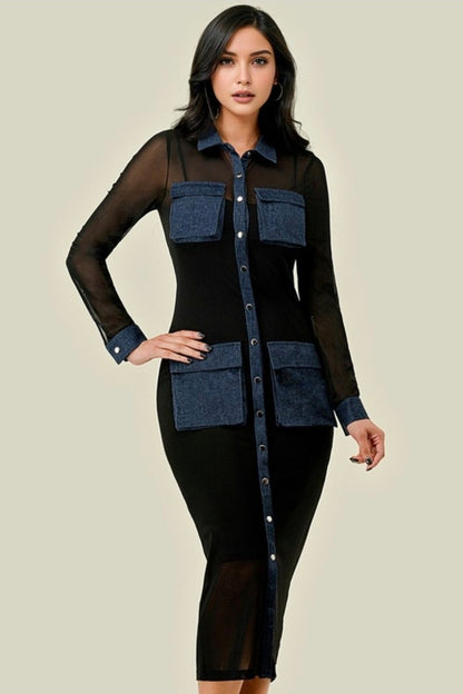 Denim Statement Dress